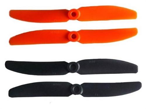 GF5040-Black/Orange - Electric Prop GF 5040 2 Pairs (2 CW, 2 CCW) (SKU164254)